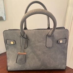 Gray Snake Skin Handbag/Purse